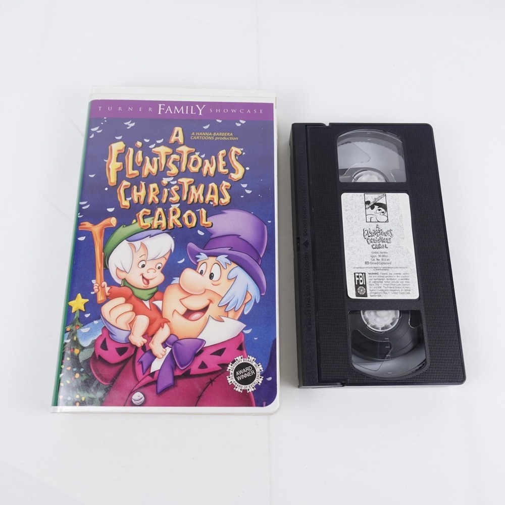 A Flintstones Christmas Carol VHS Clamshell 1994 Hanna-Barbera Family Showcase